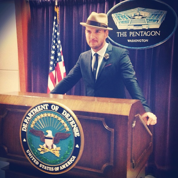 Matt at the Pentagon