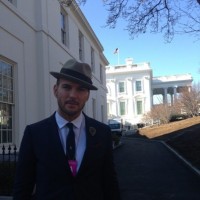 Matt Inside The White House Grounds